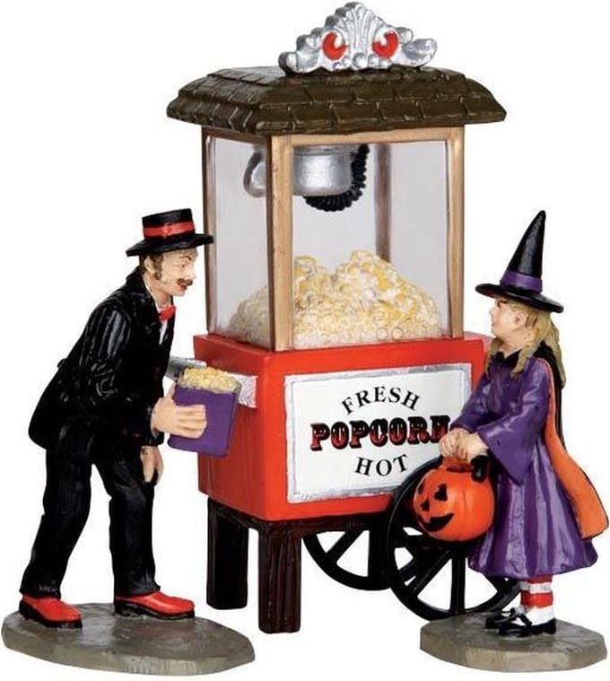 Lemax - Popcorn Treats -  Set Of 3 - Kersthuisjes & Kerstdorpen
