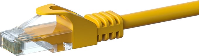 Danicom CAT6 UTP patchkabel - 5 meter geel - CCA - netwerkkabel - internetkabel - UTP kabel - RJ45 - 1000 mbit/s