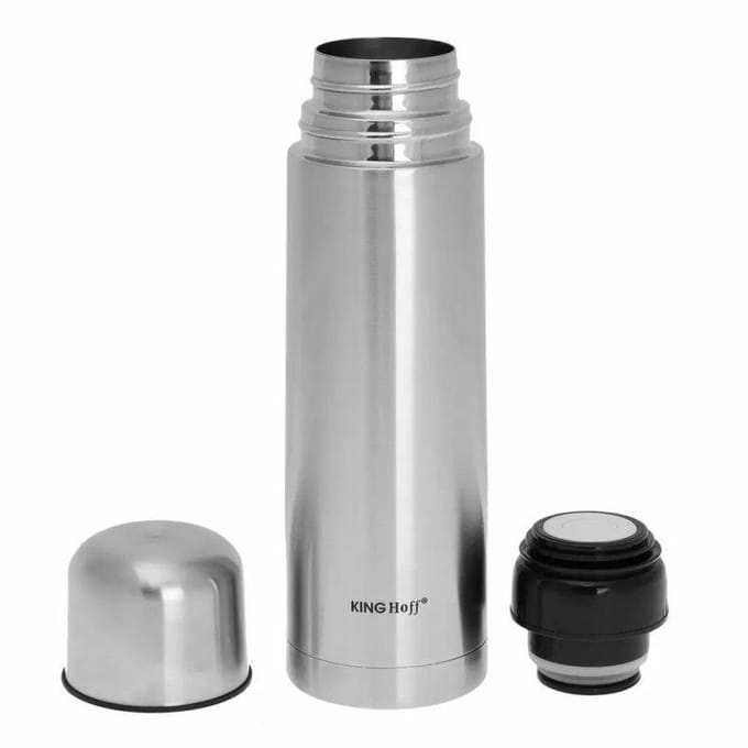 Kinghoff - Thermosfles - thermoskan - drinkbeker - 1000 ml - RVS