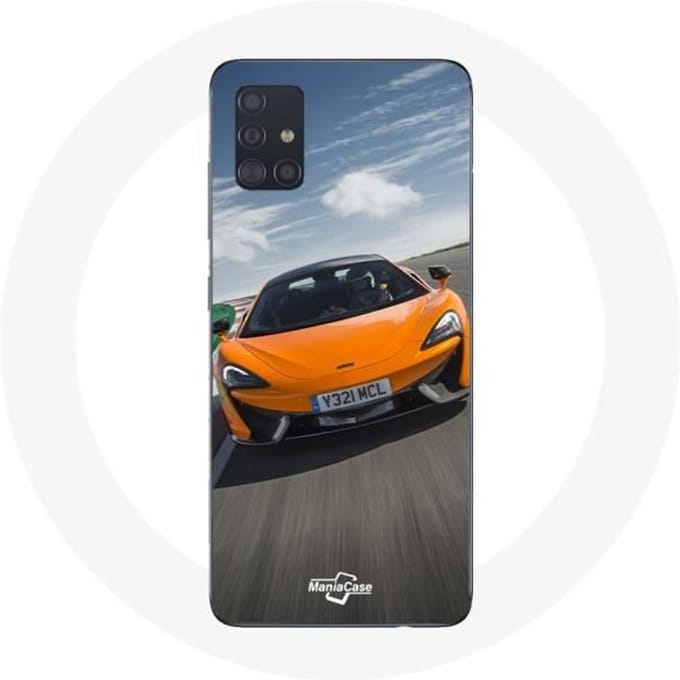 Coque - McLaren - Galaxy A51 - Orange - Formule 1 - Souple orange