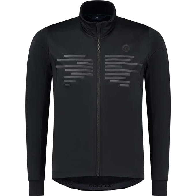 Rogelli Radius Heren Fietsjack Winter - Zwart