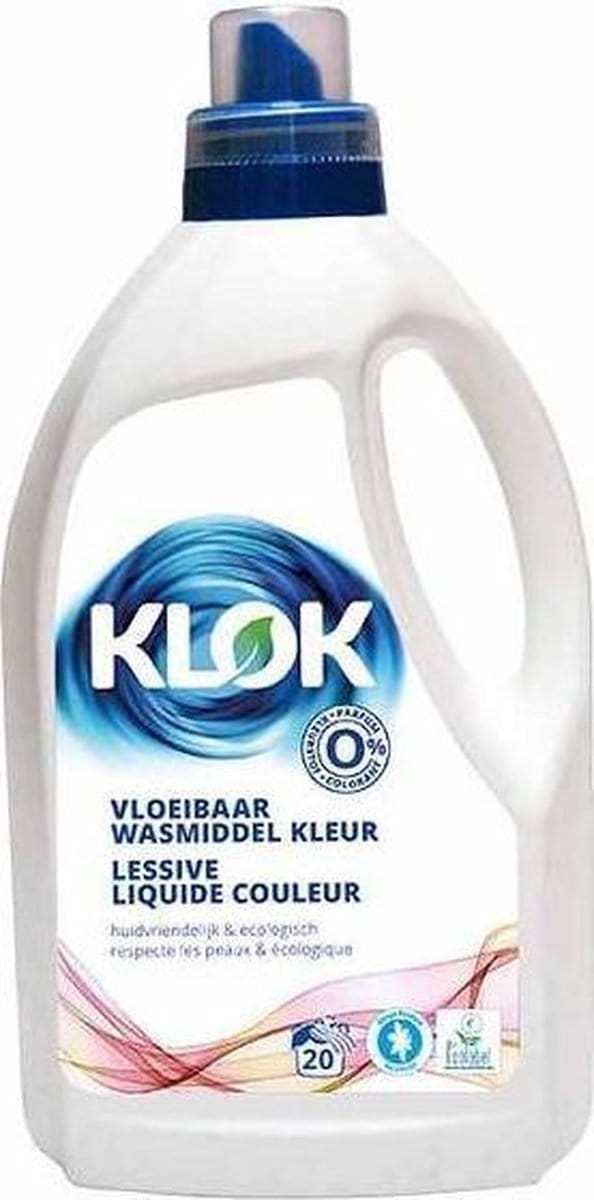 Klok Vloeibaar wasmiddel Kleur 1,5L