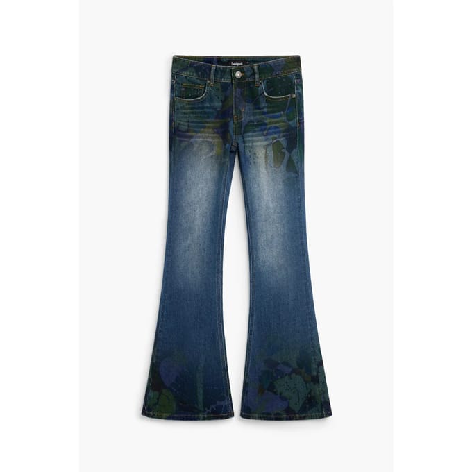 Dames Wide Leg Jeans Desigual Lacroix