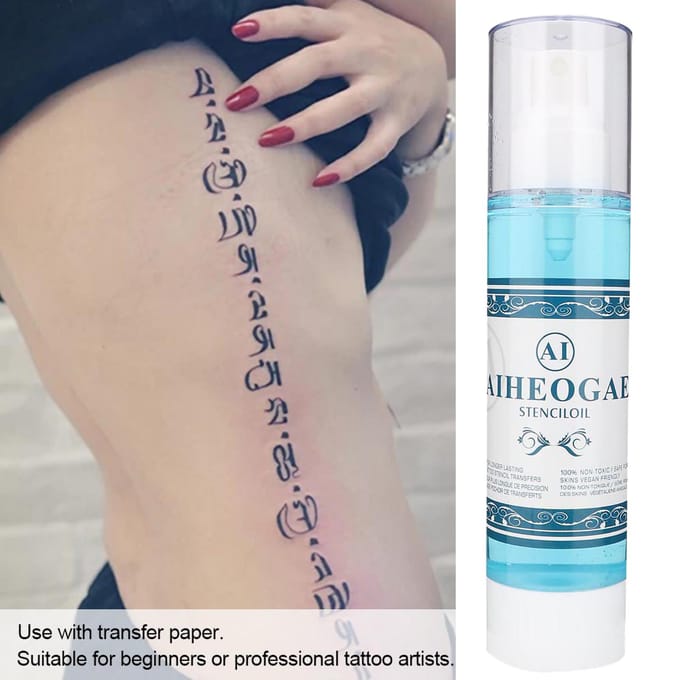 200ml Professionele Tattoo Transfer Vloeistof Stencil Primer Tattoo Accessoires white