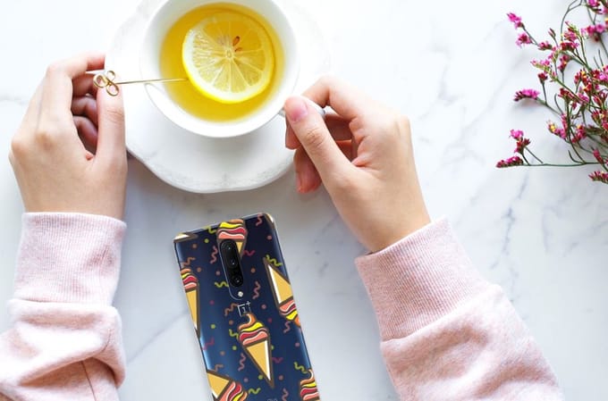 OnePlus 7 Pro Siliconen Case Icecream
