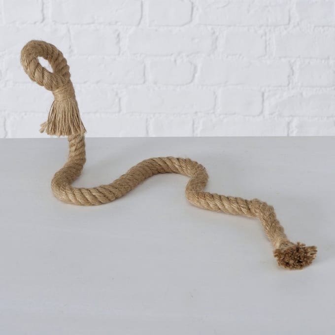 Fleshouder - Magic - 33x15x16cm - Touw - Boltze - Bruin