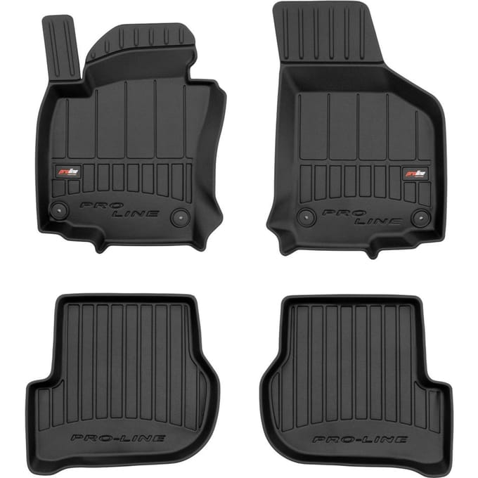 Frogum - No.77 - VW Golf V 2003-2008 - Automatten set - 3D Bakmatten - TPE Rubber - 6 cm Rand