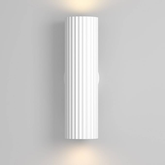 Maytoni Wandlamp Calipso, wit, hoogte 20 cm, metaal, 2xGU10, up/down