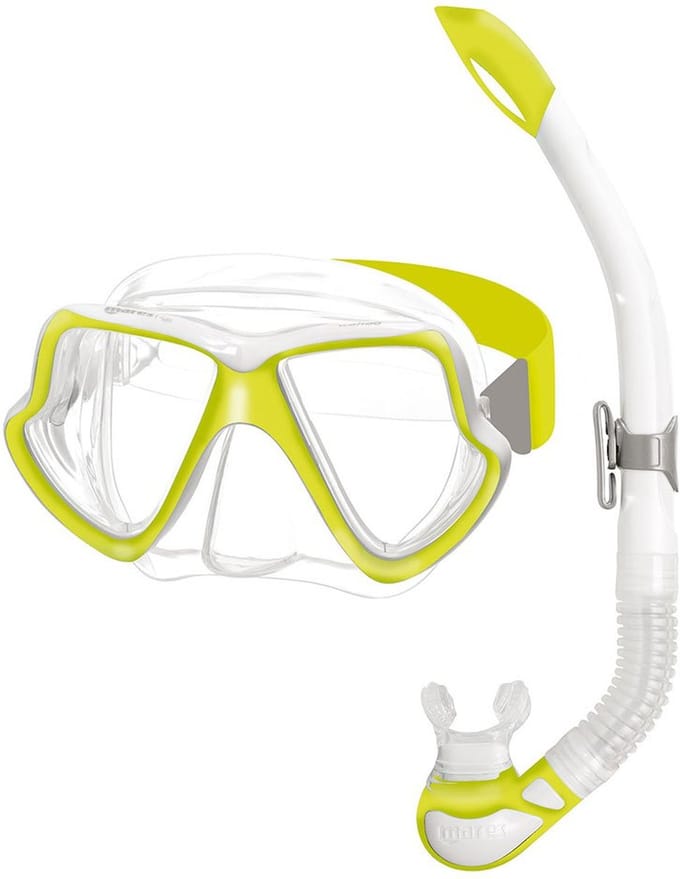 Mares Combo Wahoo Neon - Snorkelset - Siliconen - Volwassenen
