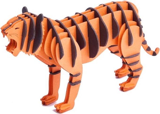 Papiermodel Tijger