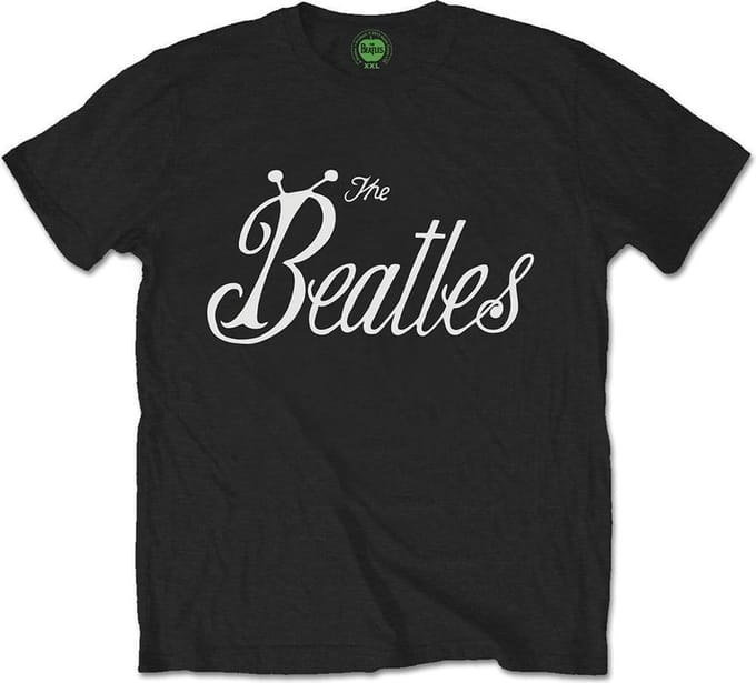 The Beatles - Bug Logo Heren T-shirt - L - Zwart