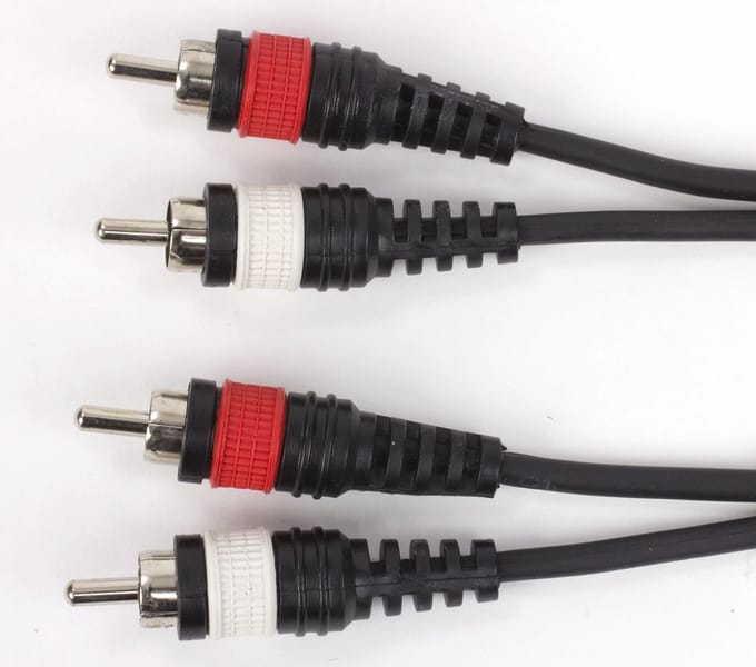 MUSIC STORE Cinchkabel 3 m standaard - Audio kabel