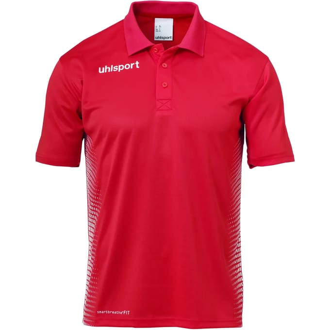 Uhlsport Score Polo Shirt Rood-Wit Maat M