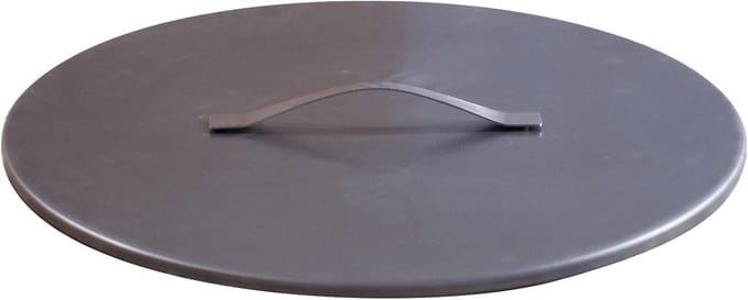Roestend Ruwstaal Deksel voor Grote Vuurschalen (63 cm)
