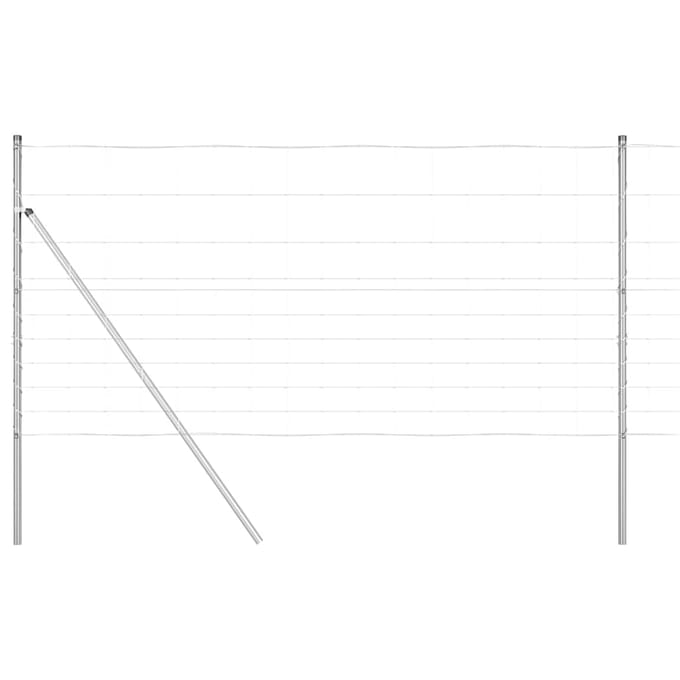 vidaXL - Grond - Fix - Gelast - Draadhek - 25 - x - 1,2 - m - Gegalvaniseerd - staal - Mesh