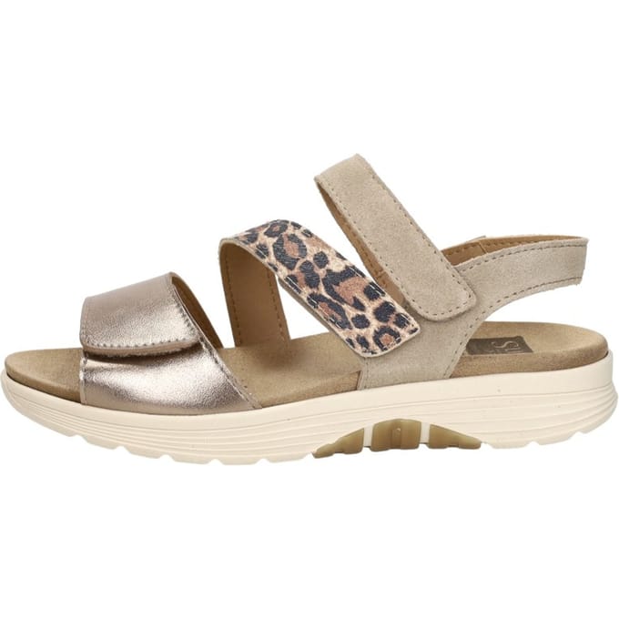 SUB55 Comfort Collection Sunny 31 Sandalen Plat - brons - Maat 42