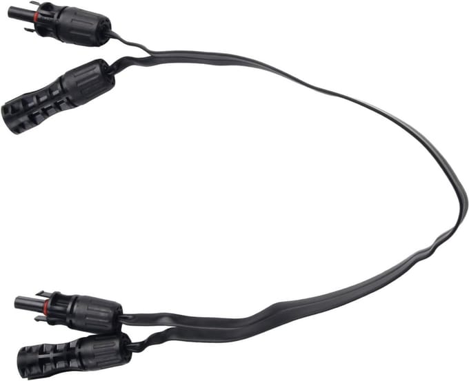 Super Platte Zonnepaneel Verlengsnoer Koper 0.5 Meter 1KV