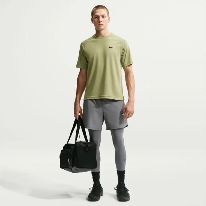 Nike Dri-Fit Uv Flex Sportshirt heren Donkergroen XL