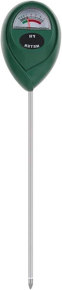 Bodemtester - pH meter - Plantenverzorging - Drie functies - 2-4 inch - Groen