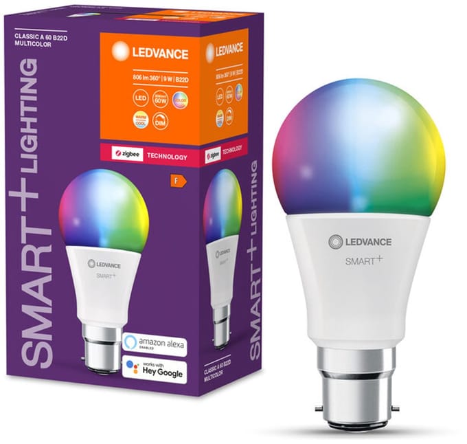 LEDVANCE SMART + ZigBee standaardlamp - 60 W - B22 - Kleurwisselend