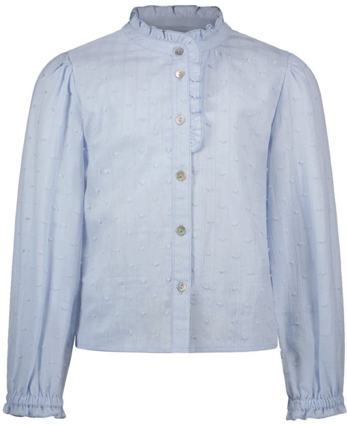 Like Flo winter blouse meisjes - blauw - Cleo - geweven