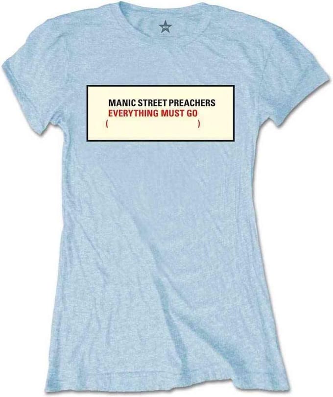 Manic Street Preachers - Everything Must Go Dames T-shirt - 2XL - Blauw