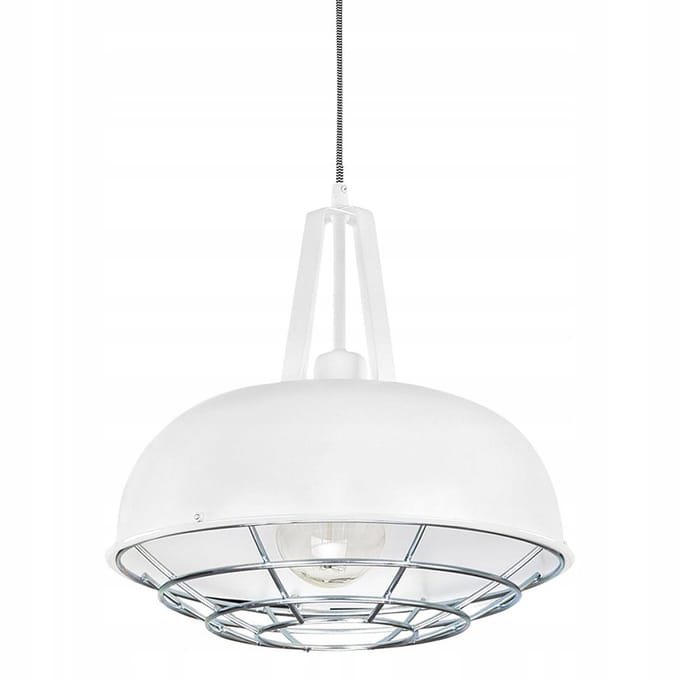 Nowodvorski Guard Hanglamp E27 Wit Metaal 1 Lichtpunt