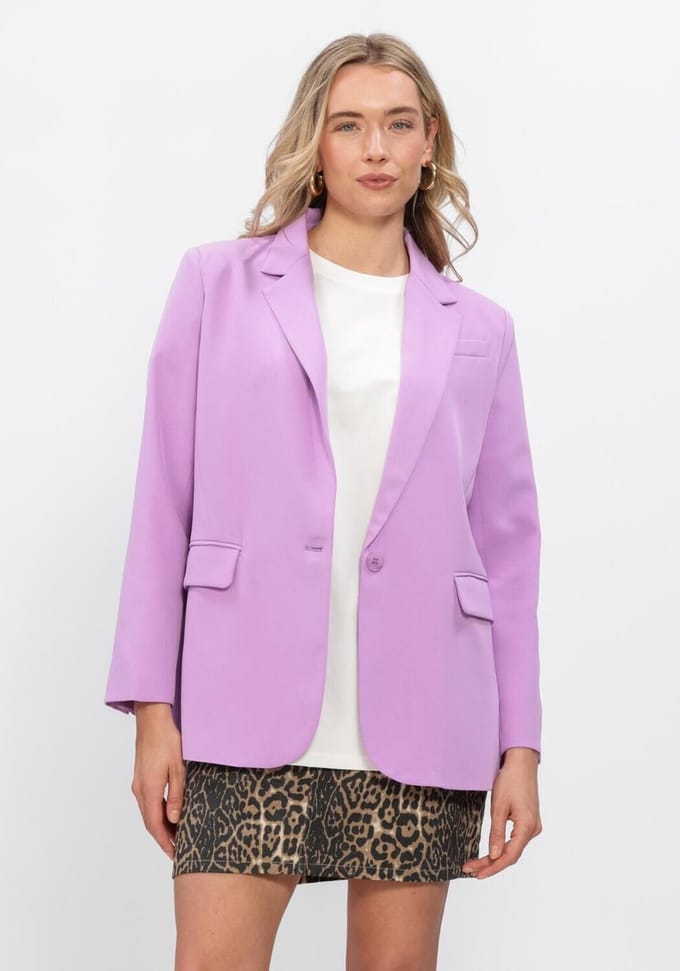 Ydence Blazer Maisie Blazers Dames - Lila - Maat S