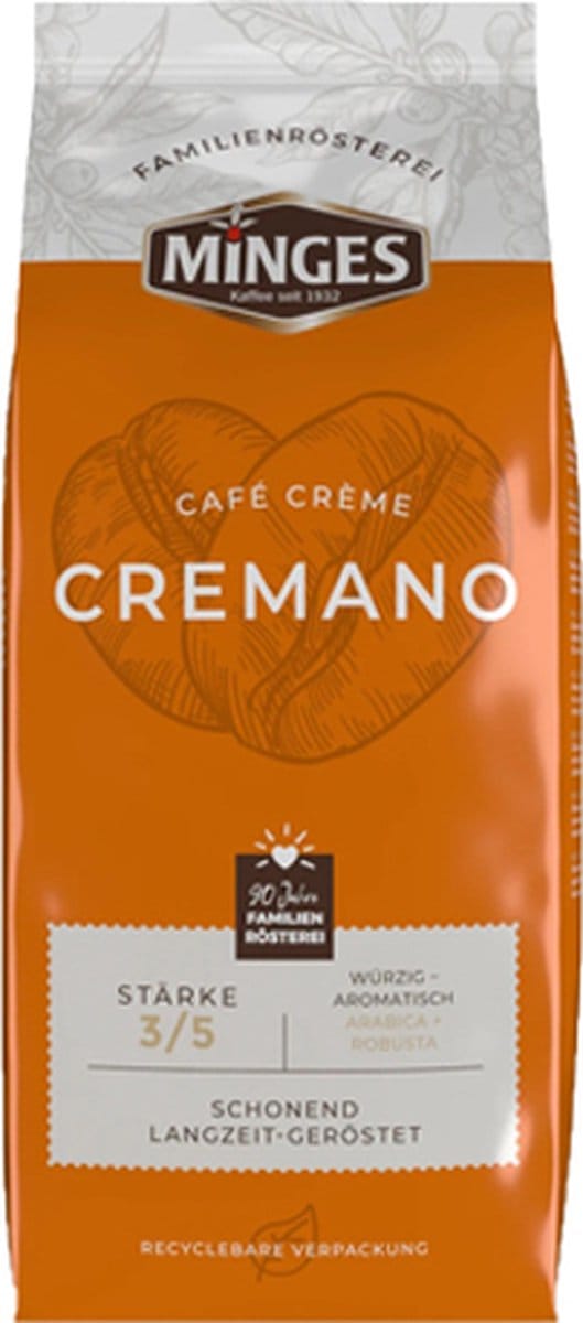 Minges - CafÃ© Cremano Bonen - 1kg