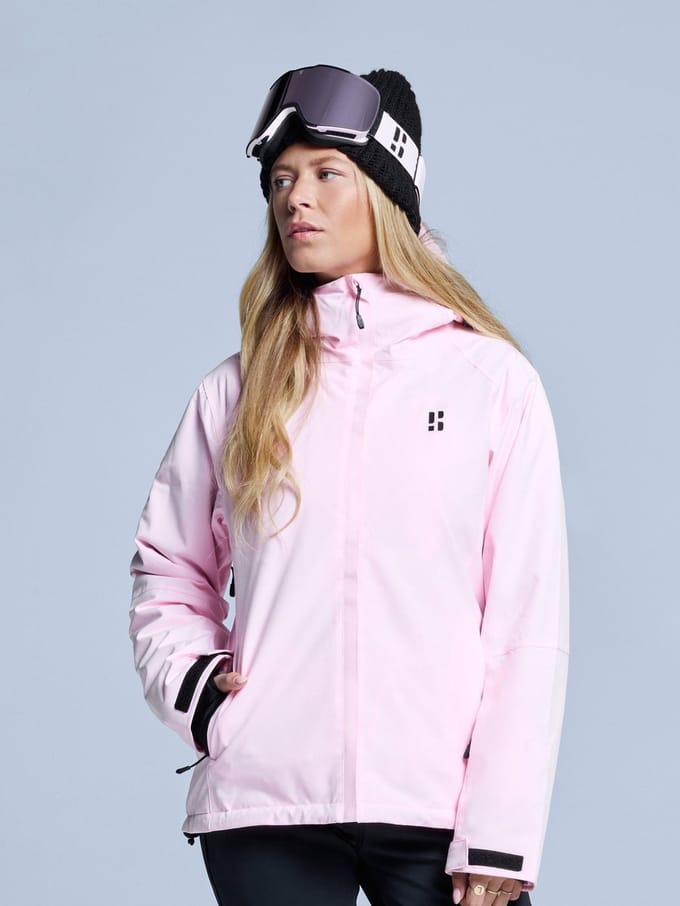 POEDERBAAS - arctic 2l insulated jacket women - Ski jack dames - Roze
