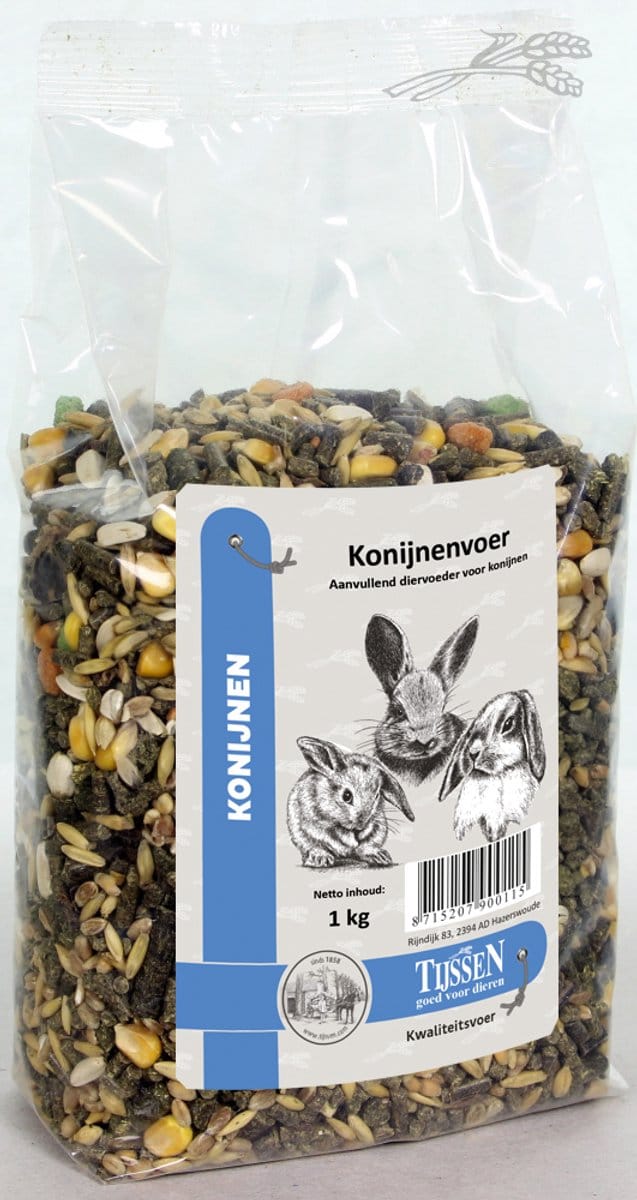 Tijssen Gemengd Konijnenvoer - 4,5kg