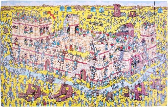 Dubbelgezicht Puzzel - Zoek de Weg - Ontspannend Spel - 250 Stukjes - 20 x 20 cm