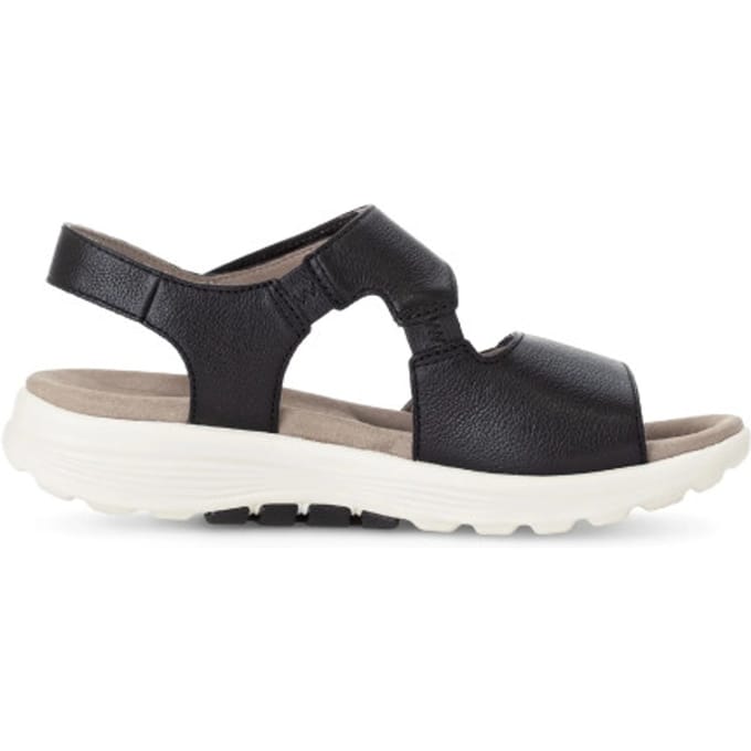Gabor rollingsoft sensitive 66.815.57 - dames rollende wandelsandaal - Zwart - maat 37 (EU) 4 (UK)