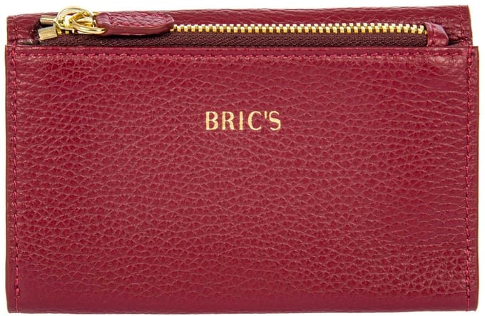 BRIC'S Leren portemonnee Gondola Fioraliso Wallet Rubino wijnrood