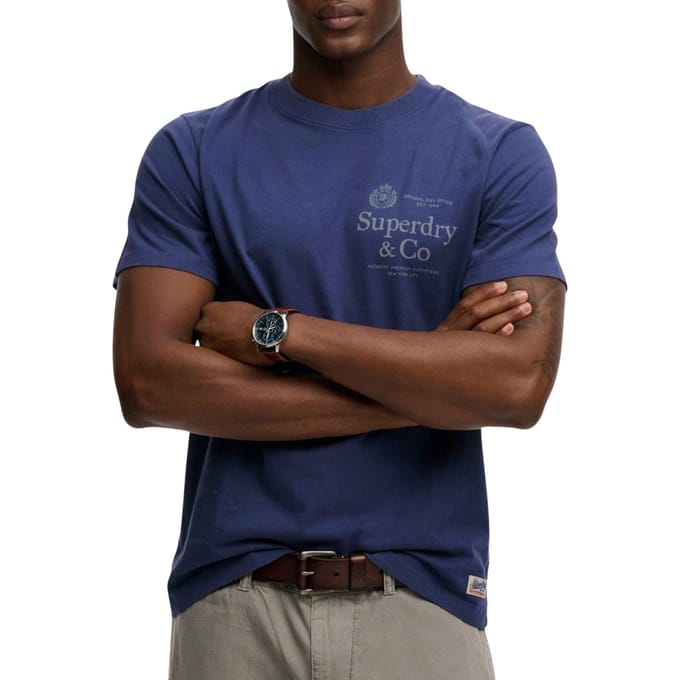 Superdry 1954 Company Relaxed Shirt Heren - Maat S
