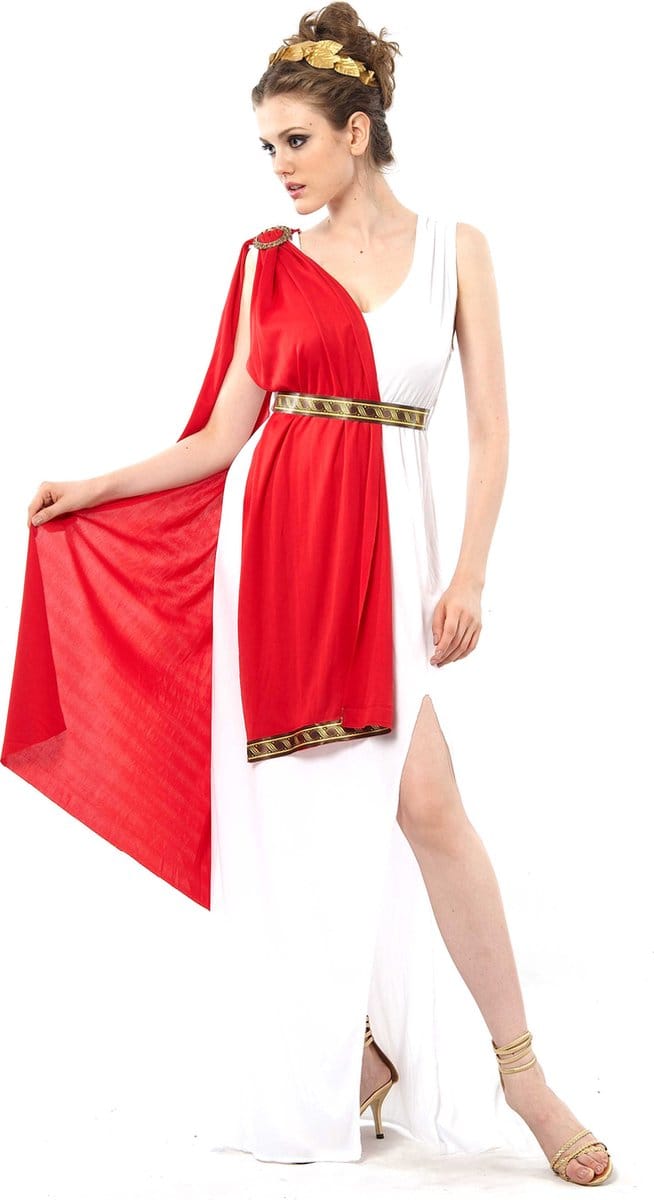 "Kostuum van een Romeinse godin voor dames - Verkleedkleding - Large"
