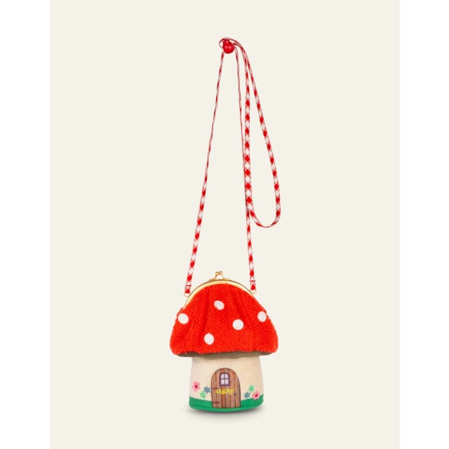Oilily Fungo Frame Schoudertas- maatOne size Fiery Rood