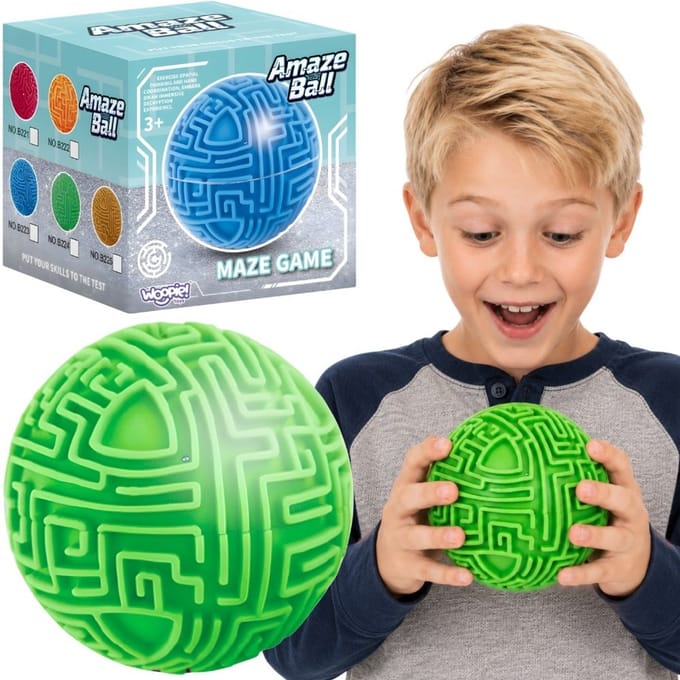3D-bal doolhof arcadespel Amaze Ball 10cm