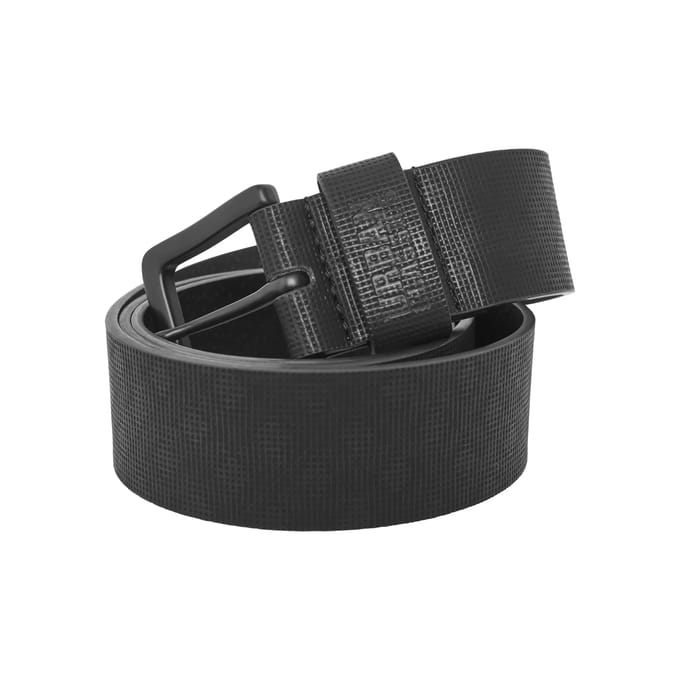 Urban Classics Fake Leather Unisex Riem - zwart - M