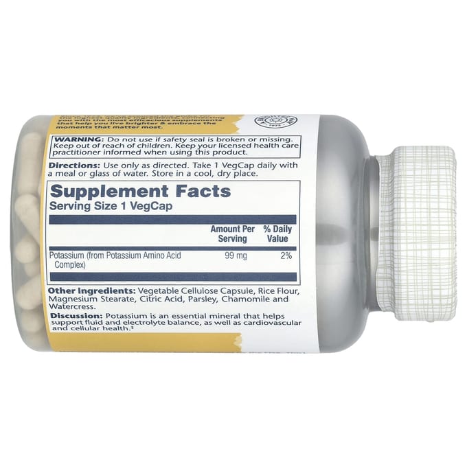 Kalium, 99mg, 200 Groentecapsules