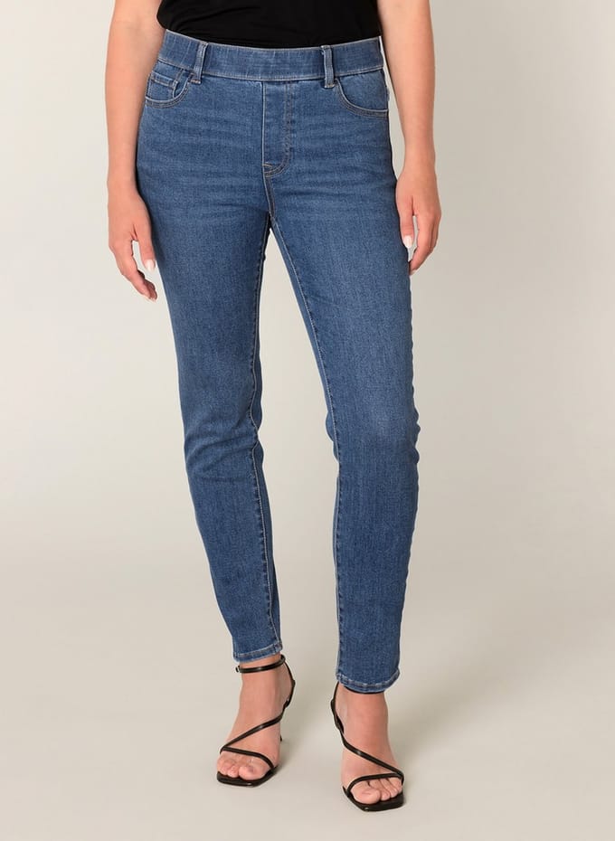 BASE LEVEL Anabel Bottoms - Mid Blue - maat W36 / L30