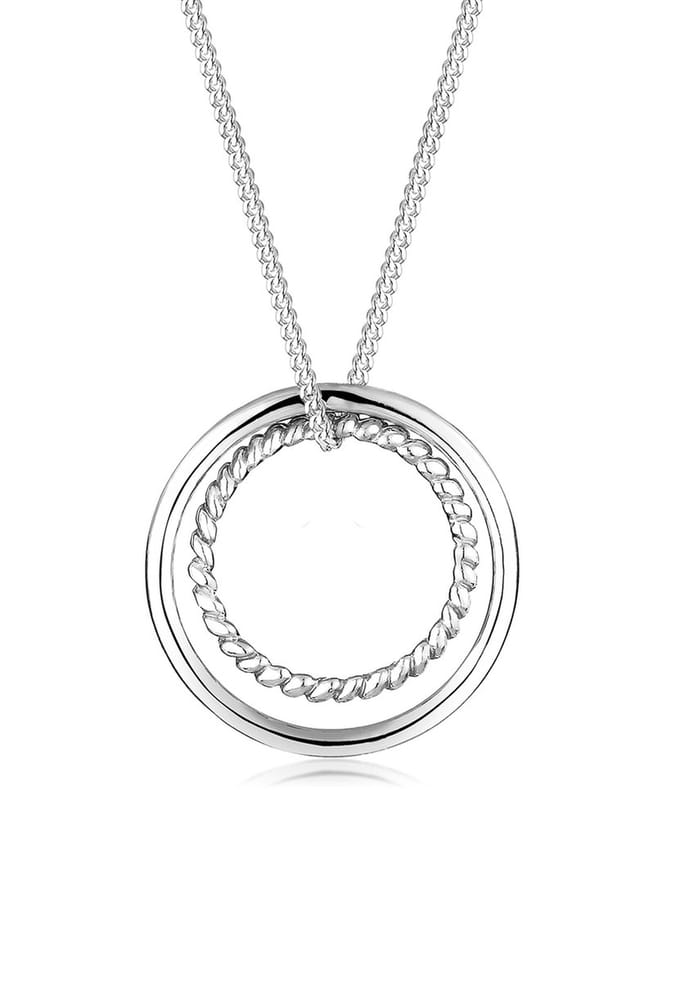 Elli Halsketting 925 Sterling Zilver Cirkels