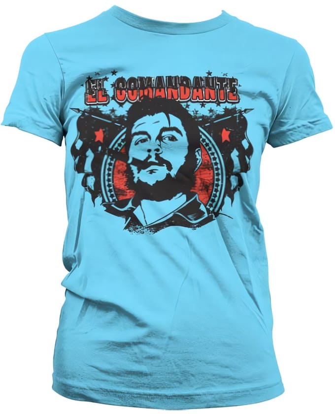 Hybris Dames Che Cigar El Comandante Girly T-shirt SH-5-15520-H30-8