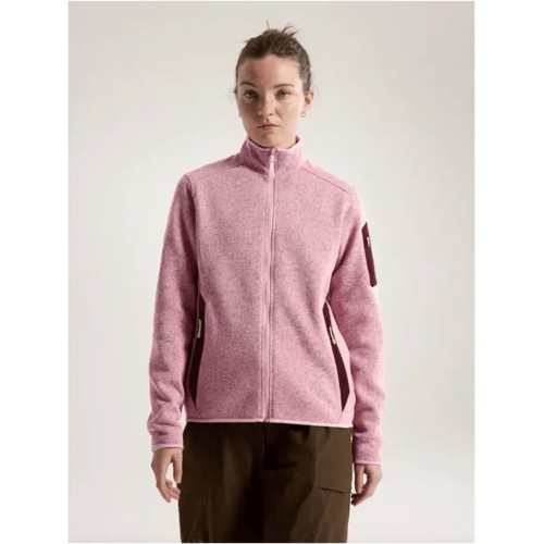 Arc'teryx Covert Cardigan Dames (Maat - XL, Kleur - Bliss Heather / Mars)