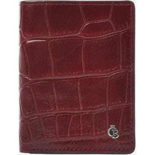 Castelijn en Beerens mini wallet pasjeshouder croco rood