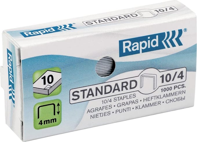 Nieten Rapid nr.10 gegalvaniseerd standaard 1000 stuks