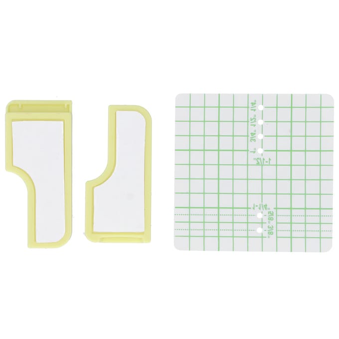 Steekgids Kit Positioneringsplaat Bevestigingen voor Handwerken Steken Naaiben Accessoire beige