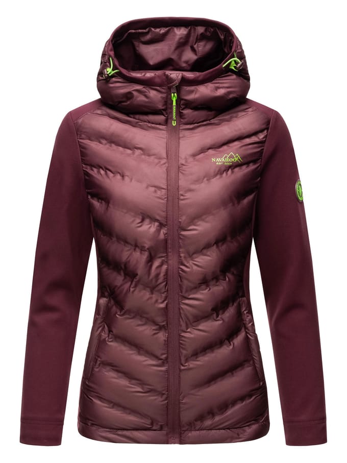 Navahoo Dames Gewatteerde Jas Nimm mich mit – Getailleerd, Stijlvol & Comfortabel met Capuchon