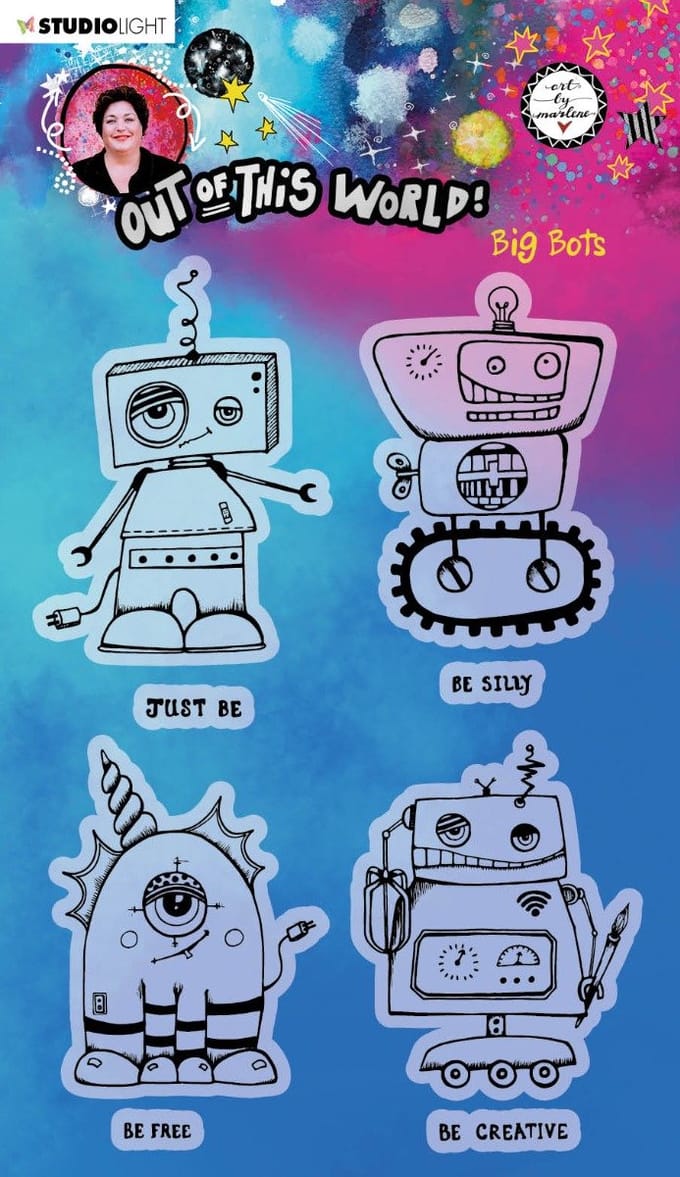 Studio Light Clear stamp Big bots nr.73