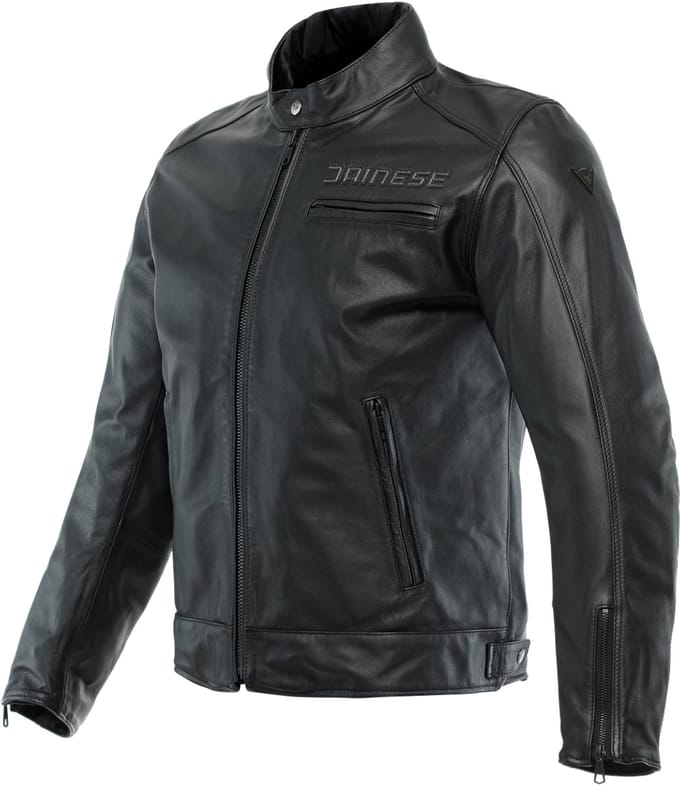 Dainese Zaurax Leren Jas Zwart - Maat 44 - Jas